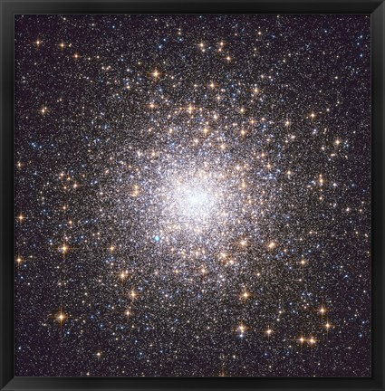 Framed Messier 15, globular cluster in the Constellation Pegasus Print