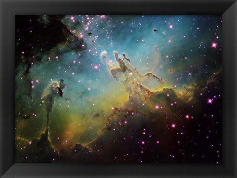 Framed M16 the Eagle Nebula Print