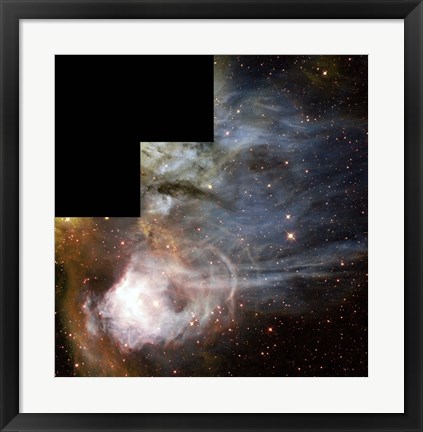 Framed Nebula known as N44C Print