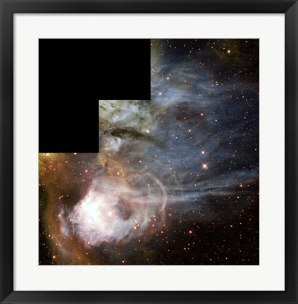Framed Nebula known as N44C Print