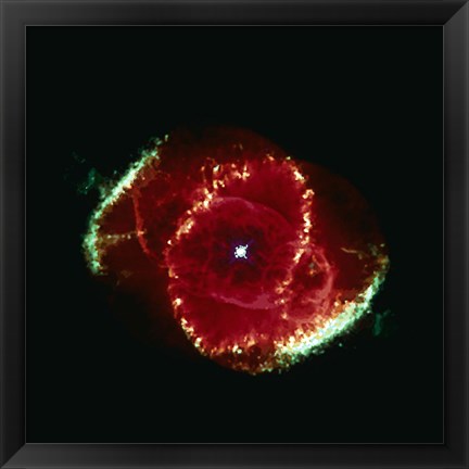 Framed Cats Eye Nebula Print