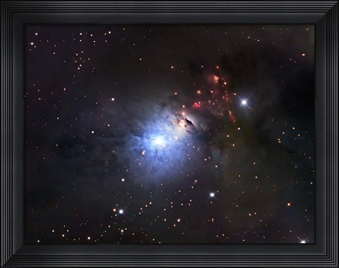 Framed NGC 1333, a reflection Nebula and part of the Perseus molecular cloud complex Print