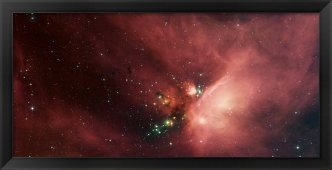 Framed Rho Ophiuchi Nebula Print