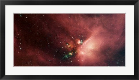 Framed Rho Ophiuchi Nebula Print