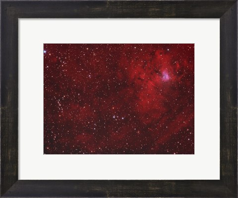 Framed Emission Nebula iin Perseus Print