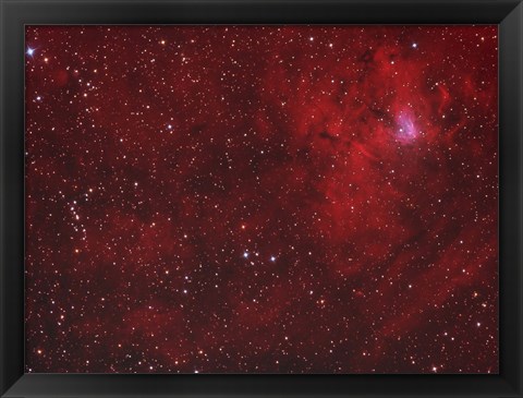 Framed Emission Nebula iin Perseus Print