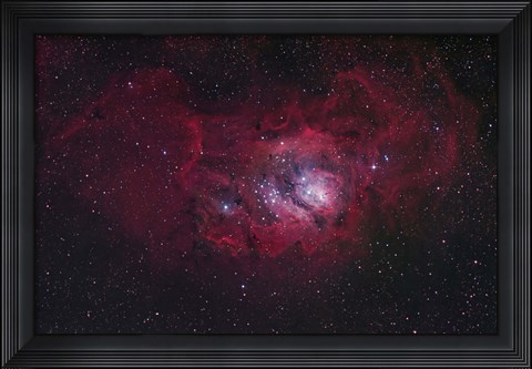Framed Lagoon Nebula Print