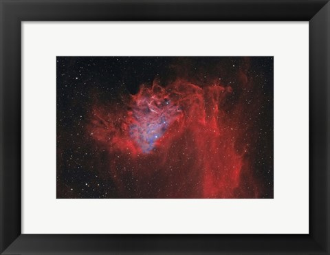Framed Flaming Star Nebula II Print