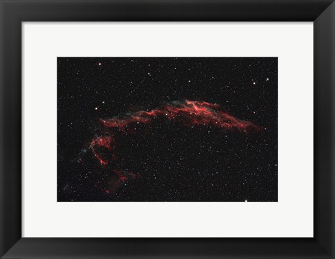 Framed NGC 6992, The Eastern Veil Nebula Print