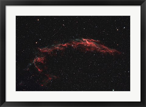 Framed NGC 6992, The Eastern Veil Nebula Print