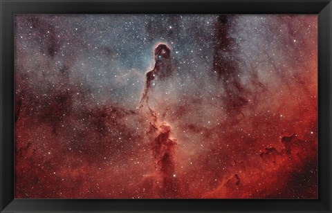 Framed Elephant Trunk Nebula I Print