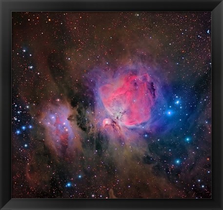 Framed Messier 42, the Orion Nebula II Print