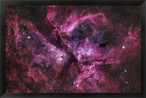 Framed NGC 3372, The Eta Carinae Nebula II Print