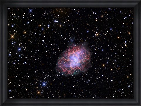 Framed Crab Nebula Print
