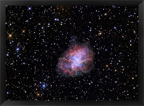 Framed Crab Nebula Print