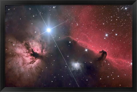 Framed Horsehead Nebula Print