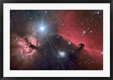 Framed Horsehead Nebula Print