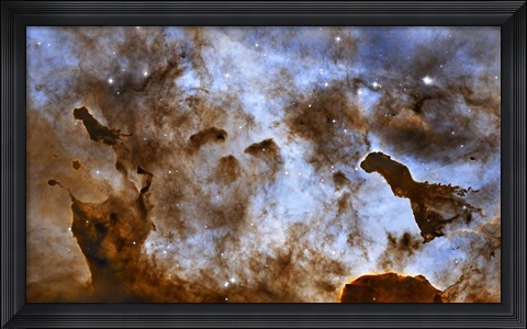 Framed Carina Nebula Star-Forming Pillars Print