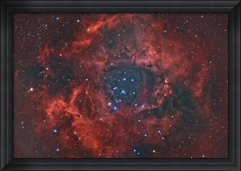 Framed Rosette Nebula I Print