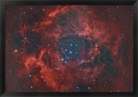 Framed Rosette Nebula I Print