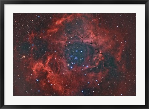 Framed Rosette Nebula I Print