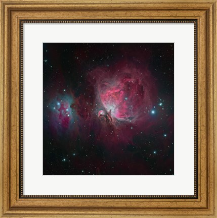 Framed Messier 42, the Orion Nebula I Print