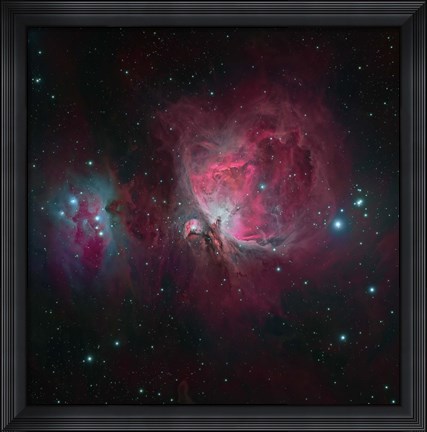 Framed Messier 42, the Orion Nebula I Print