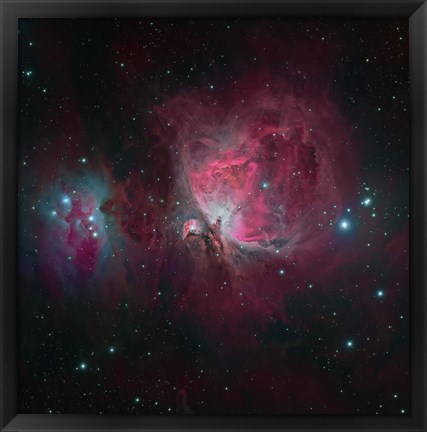 Framed Messier 42, the Orion Nebula I Print