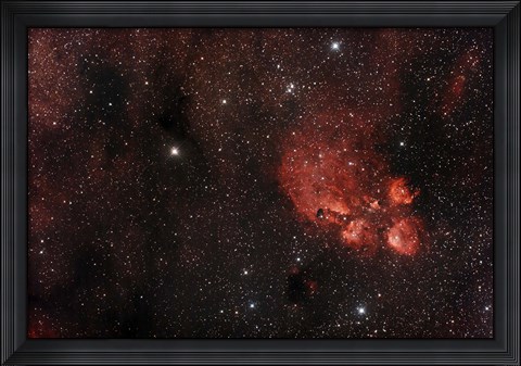 Framed Cat&#39;s Paw Nebula in Scorpius Print