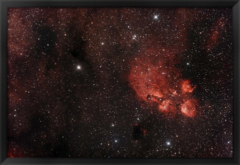 Framed Cat&#39;s Paw Nebula in Scorpius Print