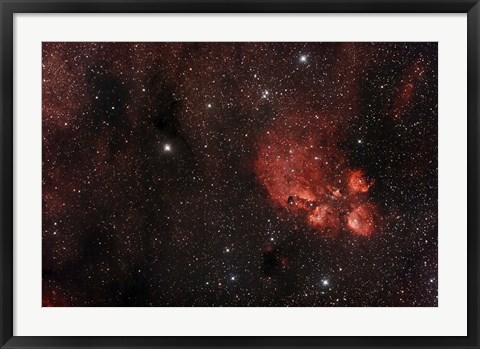 Framed Cat&#39;s Paw Nebula in Scorpius Print