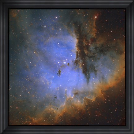 Framed Pacman Nebula Print