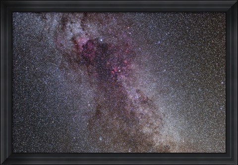 Framed North America Nebula and dark Nebulae in Cygnus II Print