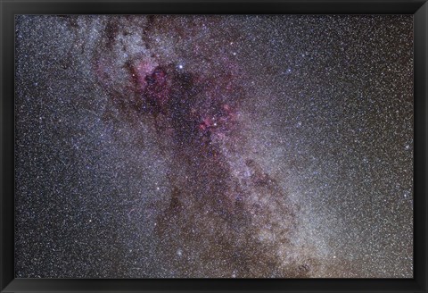 Framed North America Nebula and dark Nebulae in Cygnus II Print