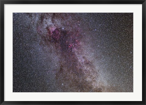 Framed North America Nebula and dark Nebulae in Cygnus II Print