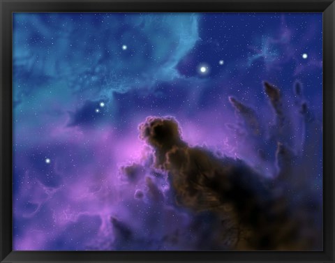 Framed Our Sun may have formed from a protostellar Nebula like this one Print