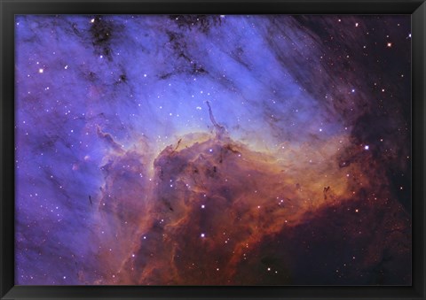 Framed Pelican Nebula I Print