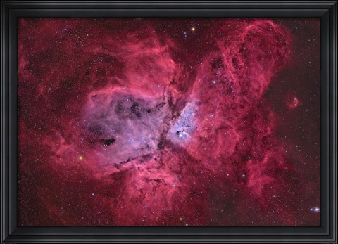 Framed NGC 3372, The Eta Carinae Nebula III Print