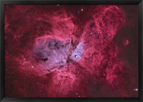 Framed NGC 3372, The Eta Carinae Nebula III Print