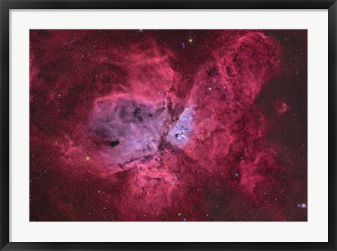 Framed NGC 3372, The Eta Carinae Nebula III Print