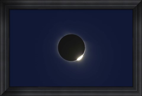 Framed Total Solar Eclipse Print