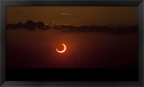 Framed Annular Solar Eclipse Print