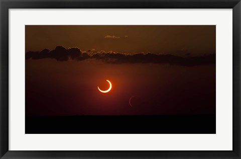 Framed Annular Solar Eclipse Print