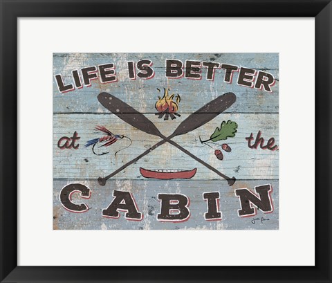Framed Cabin Fever I Print