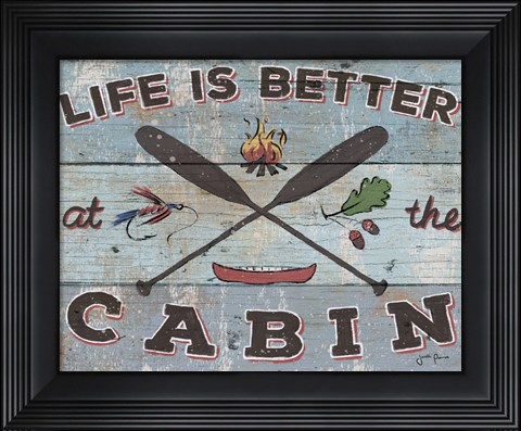 Framed Cabin Fever I Print