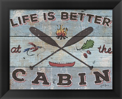 Framed Cabin Fever I Print