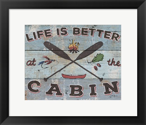 Framed Cabin Fever I Print