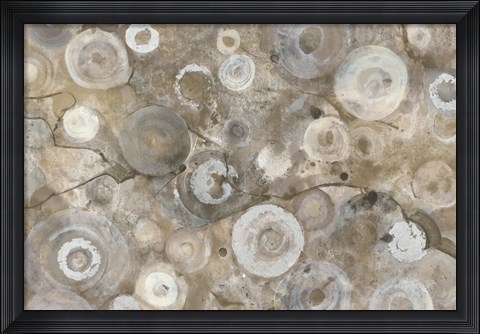 Framed Neutral Agate Print