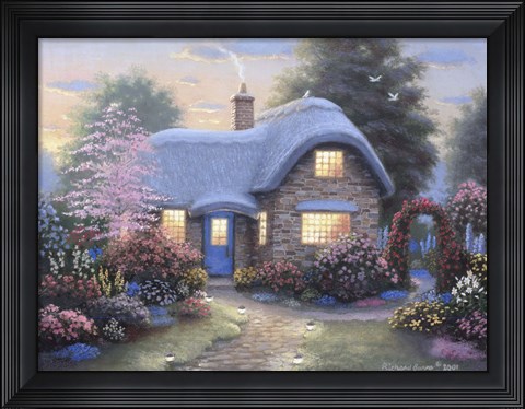 Framed Hutchinson Cottage Print