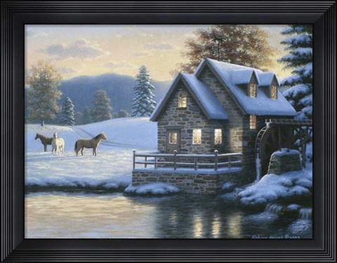 Framed Change Of Season (Mill) Print